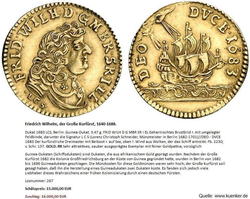 1683 Guinea Dukat