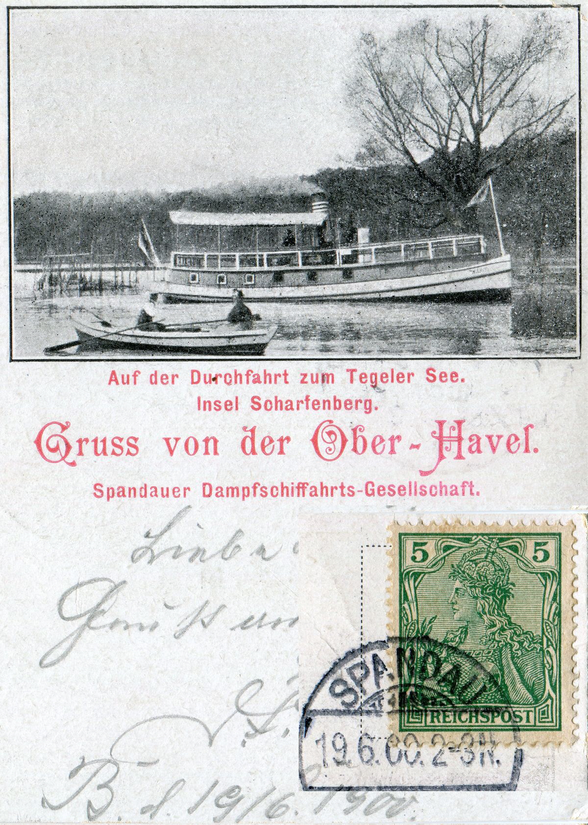 1900-06-19 Spandauer Dampf Schiffahrts-Gesellschaft klein b