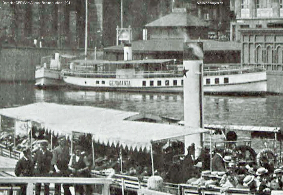 1904 Berliner Leben Dampfer GERMANIA