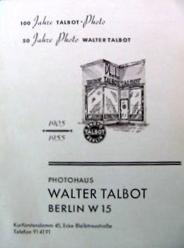 1905-55 Photohaus Walter Talbot