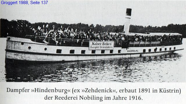 1916 Hindenburg, Groggert 1988 Seite 137