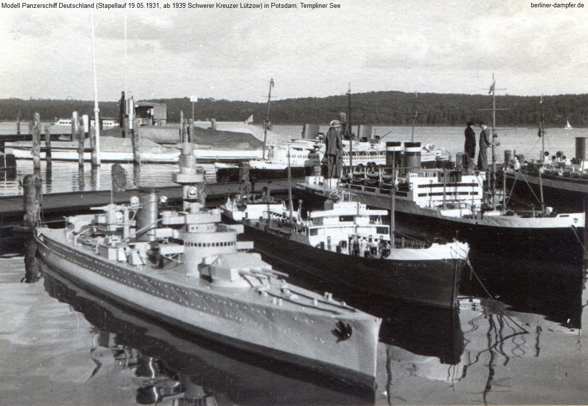 1932 ca Deutschland später Lützow und andere Templiner See Potsdam klein