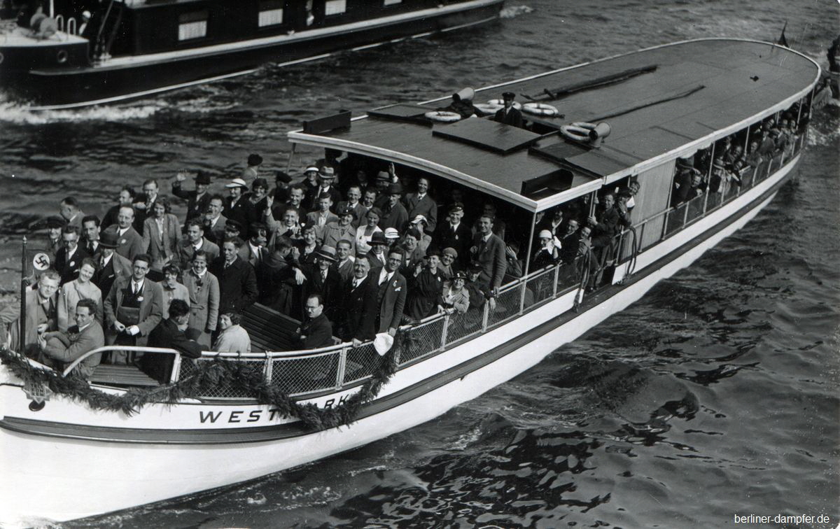 1937-08-00 Westmark Dampferfahrt nach Werder klein