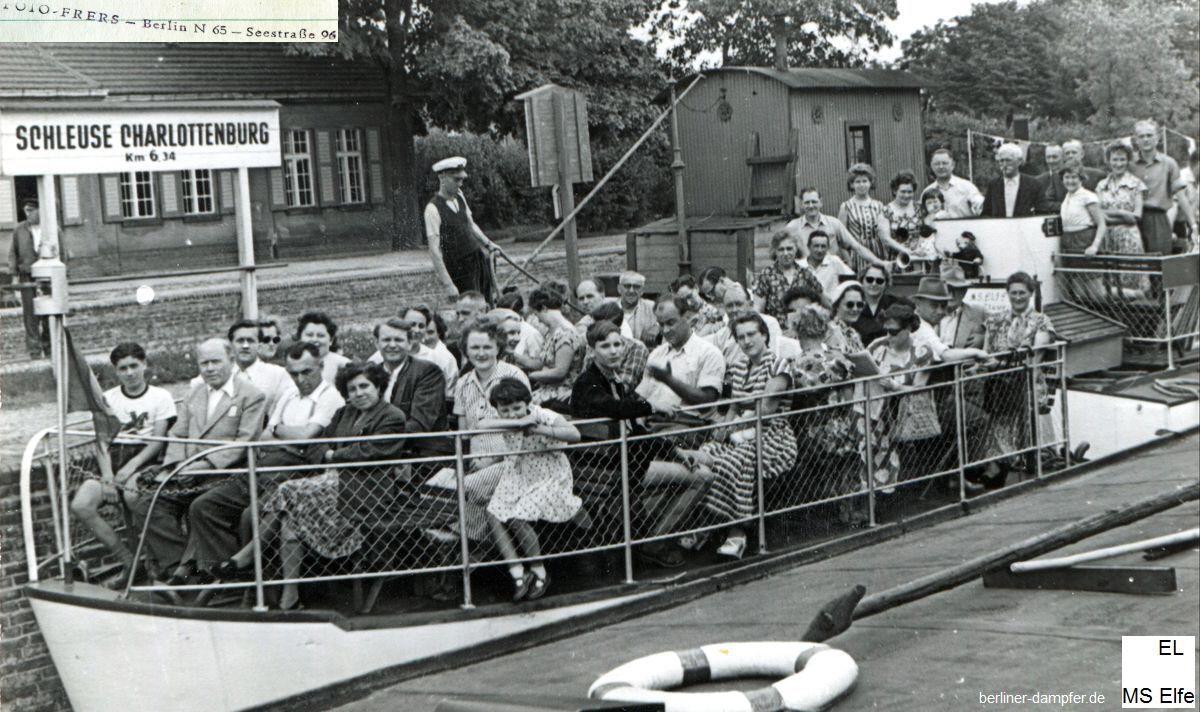 1956 ca MS Elfe Charlottenburger Schleuse klein