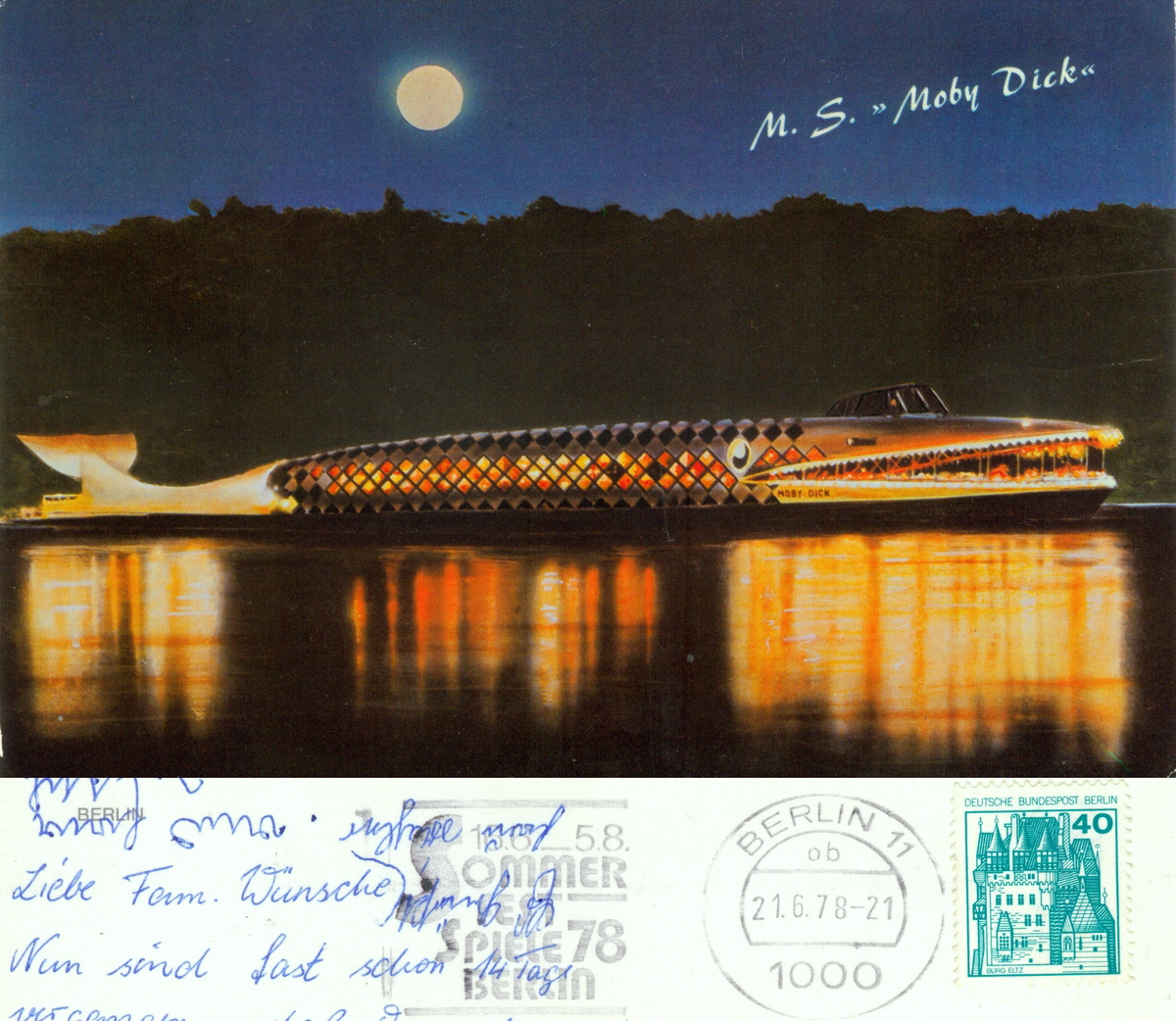 1978 Moby Dick Mondschein klein