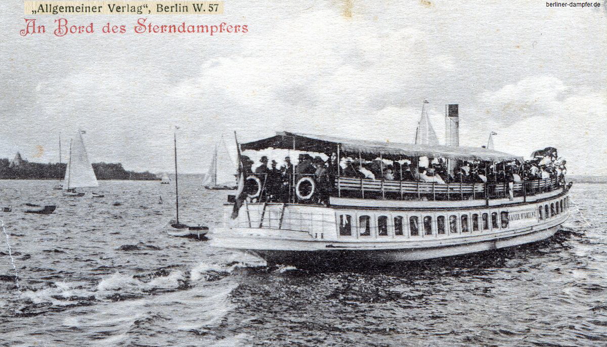 19xx Dampfer Kaiser Wilhelm II klein