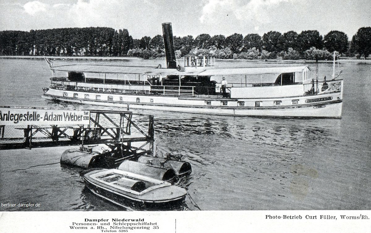 19xx Dampfer Niederwald klein