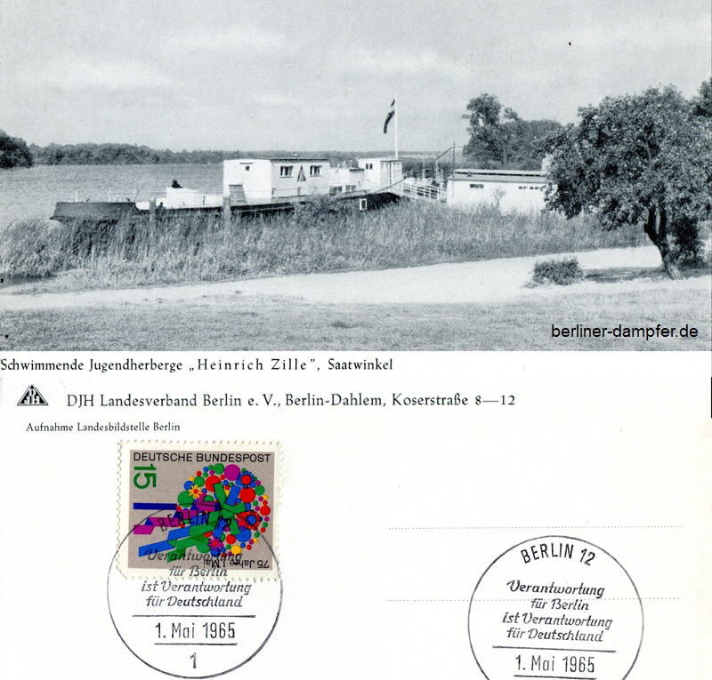 19xx Jugendherberge Schiff Heinrich Zille Saatwinkel klein