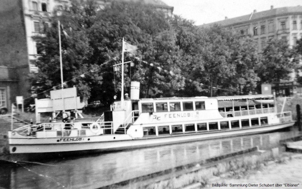 1929 ca FEENLOB 2 -Reederei Paul Tempelhof-Slg.Dieter Schubert