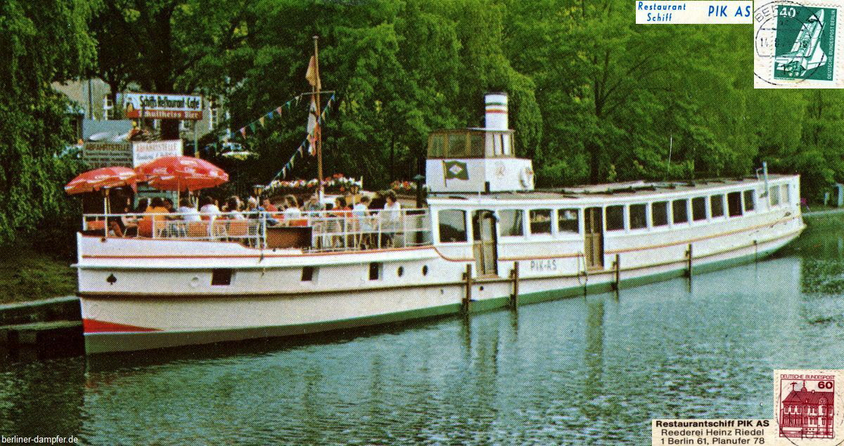 1976 Pik As Restaurantschiff Planufer - 01 klein